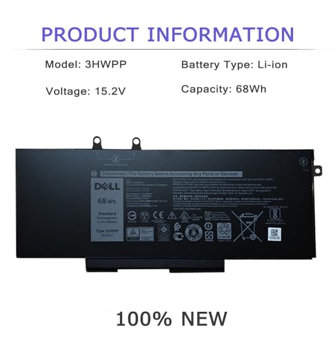 OUTLANDWAY Lithium Polymer Battery 3HWPP 15.2V 68Wh Rechargeable