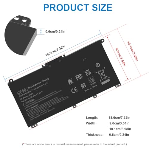 Fancy Buying HT03XL 11.55V 41.9WH Lithium Polymer Laptop Battery