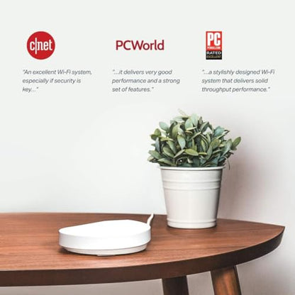 TP-Link Deco M5 3-Pack Mesh Wi-Fi System - Dual-Band, 1300 Mbps, Internal Antennas, 10/100/1000 Mbps Ethernet, Home Networking