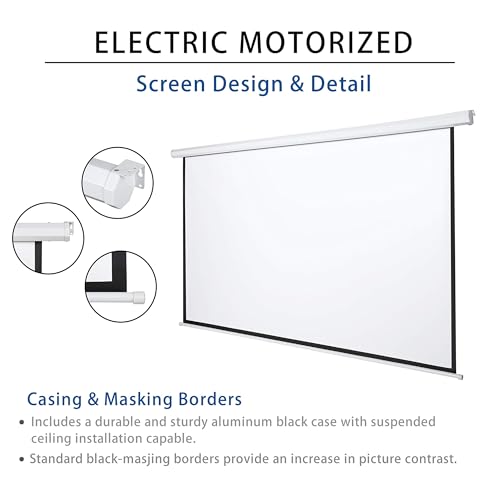 Kayle 120" 16:9 Automatic Motorized Projector Screen