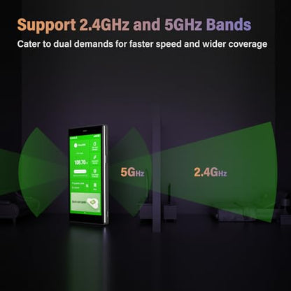 GlocalMe G4 Pro 4G LTE Mobile Hotspot Dual-Band 1.1GB Data Android 8.1
