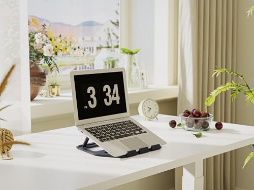 Amazon Basics 13inch NCS201-B Stand 18° Tilt Foldable Aluminum Laptop Stand