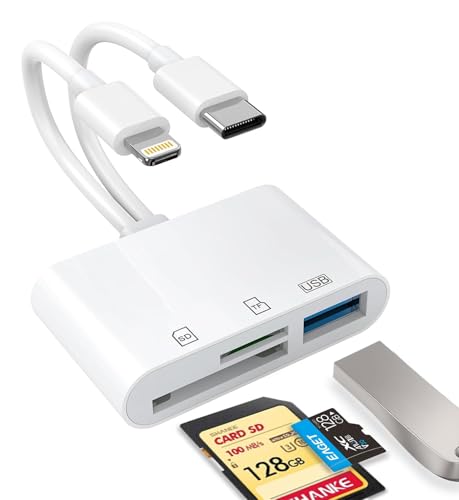 CULGC 1.96"L x 0.47"W x 5.11"H USB 3.0 Type A MicroSD SD Card Reader X-116 White