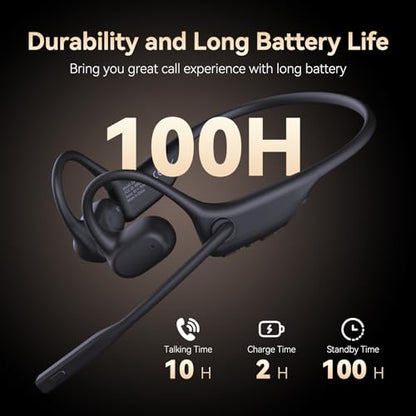 CXK Open Ear Headphones O8 Black Wired Headphones