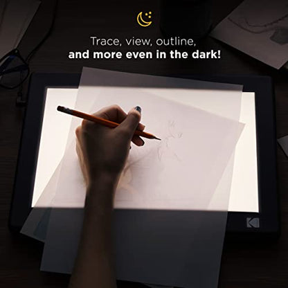 KODAK 8" x 6" RODLLP8X6 LED Light Box for Film and Photographic Use