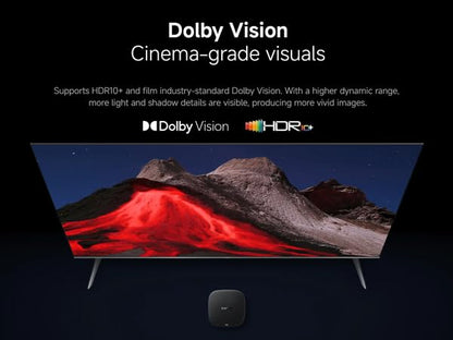 Xiaomi 3.82" x 3.82" TV Box S 3rd Gen 4K 60Hz HDMI Streaming Device