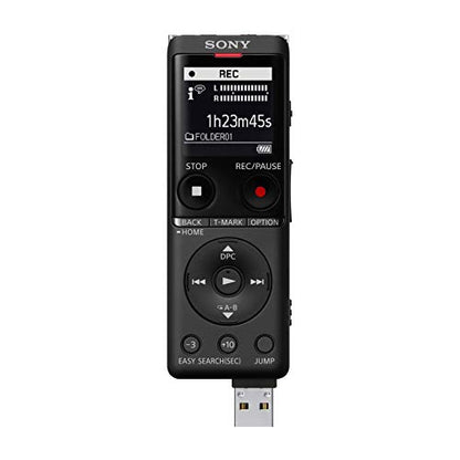 Sony 1.5" ICD-UX570BLK USB Voice Recorder