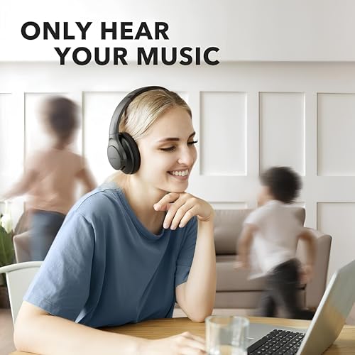 Soundcore Life Q20 A3025 Wired/Wireless Noise Cancelling Headphones 40mm Dynamic Driver 60h Battery Life
