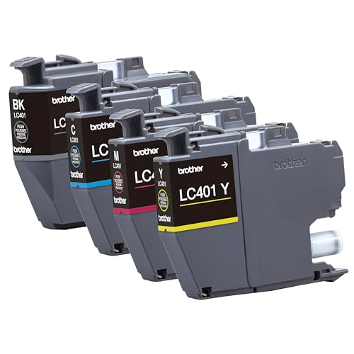 Brother Standard Yield LC4014PKS Ink Cartridges 4-Pack Black, Cyan, Magenta, Yellow