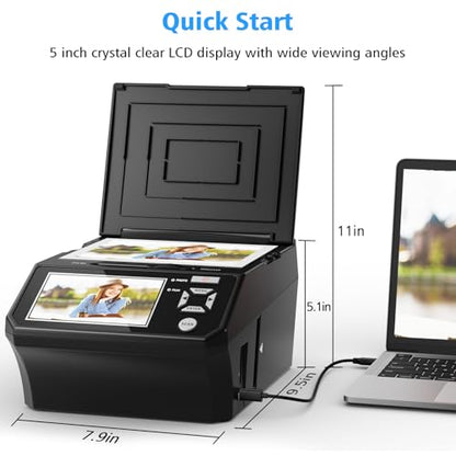DigitPro Film & Photo Scanner M129A 1080P USB