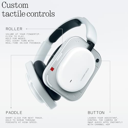 Nothing B186 3.5mm Jack Over-Ear Headphones Wireless Bluetooth 5.4 Audio