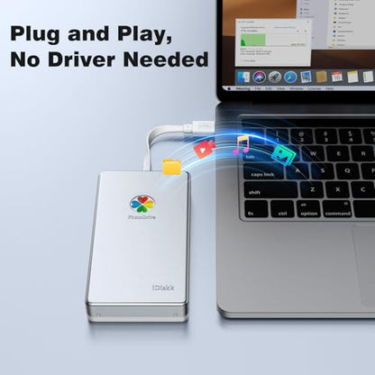 iDiskk 500GB USB 3.0 External Hard Drive 450 RPM Mechanical Hard Disk for Personal Use with Data Recovery Service