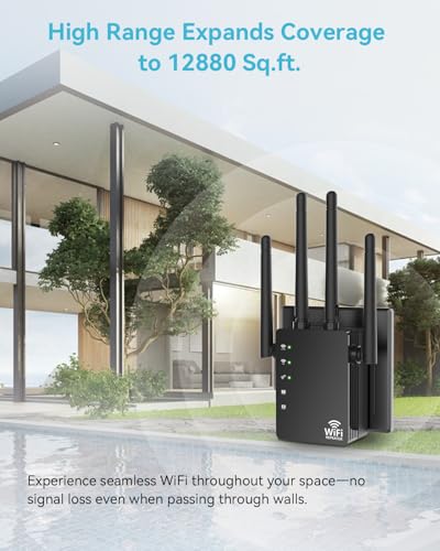 GEYILO 1.0 Count WD-R1200U 1200Mbps Dual-Band Wireless Repeater