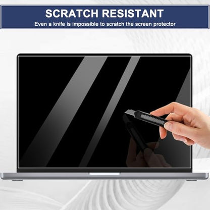 MUBUY-GOL 2-Pack 15.6" Laptop Screen Protector High Definition Anti-Scratch Clear Shield