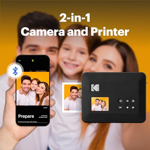 KODAK Mini Shot 3 Retro 10MP Instant Digital Camera & Printer 1 Count