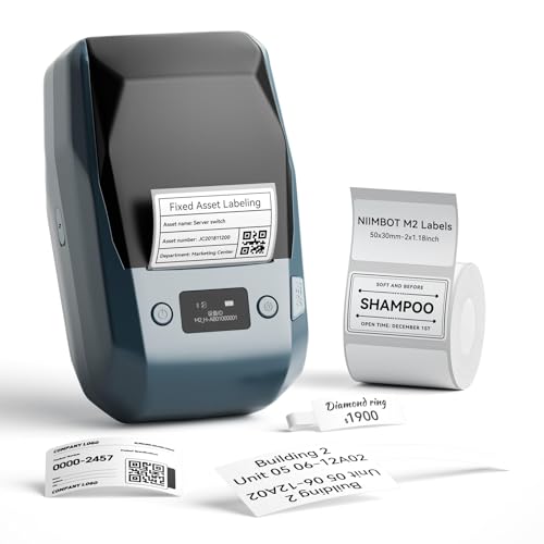 NIIMBOT M2 2 Inch Thermal Transfer Label Printer 300 DPI Monochrome Portable Device