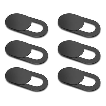 Meliya 6 Pack Webcam Cover 0.03 inches ABS Privacy Blockers