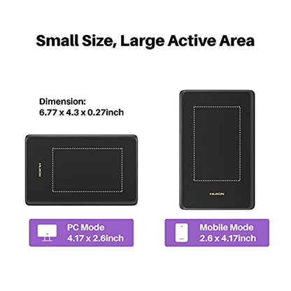 HUION 4.17 inch H420X 1920x1080 USB Pen Tablet