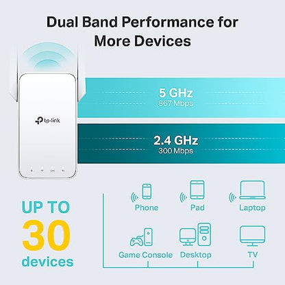 TP-Link 6.1 Ounces RE315 1200 Mbps Dual-Band WiFi Extender