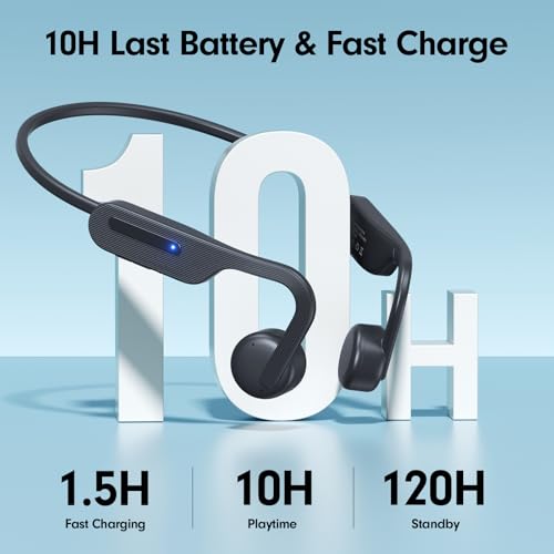 Qyzue 1x Open Ear Headphones Q-X14-1 Bluetooth 5.4 Wireless Black