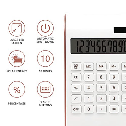 UPIHO 4 Inches Model 1 Solar Powered LCD Calculator 10 Digits