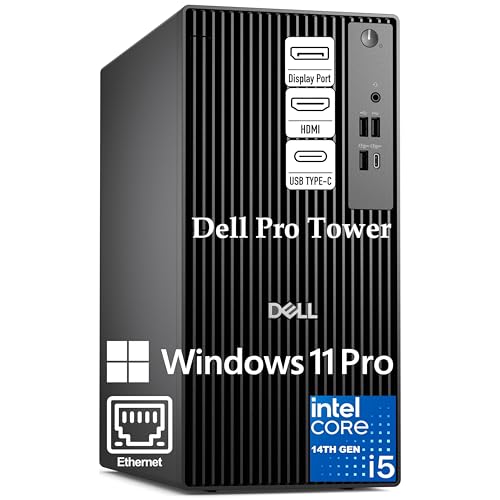 Dell Pro Tower QCT1250 Intel Core i5-14500 vPro 4096 x 2160 Computer Tower