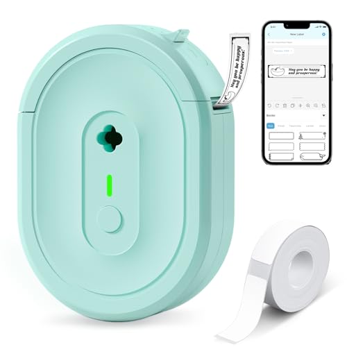 NDYIN N12 Portable Thermal Label Printer Monochrome 203 x 203 dpi Bluetooth