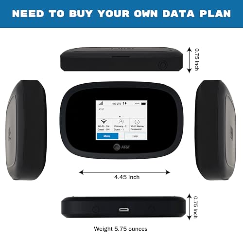 EVDO-LINK MiFi 8000 Portable WiFi Hotspot, Dual-Band, 802.11ac, 1 Gbps Data Transfer Rate, Global 4G LTE Mobile Device