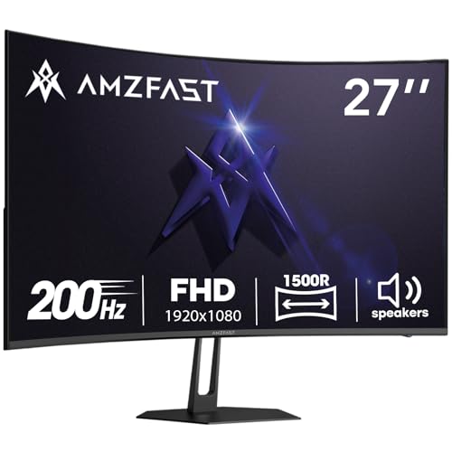 Amzfast 27 Inches AMZG27C1 FHD 1080p 200 Hz VA Monitor