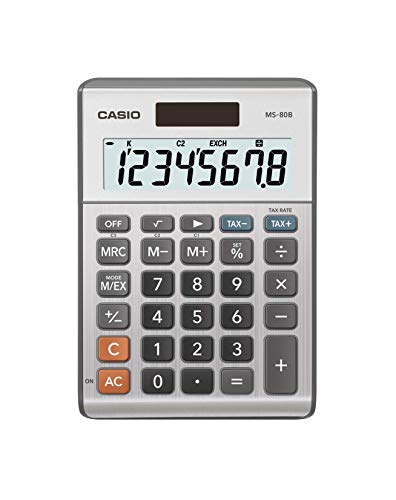 Casio 3.25" MS-80B LCD Solar Desktop Calculator