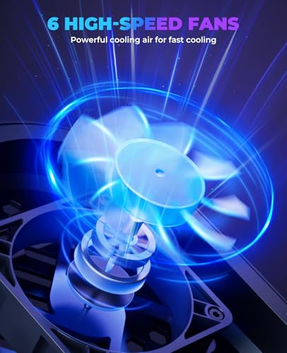Havit 12-14.1 Inch Cooling Pad HV-F2011 6 Fans Air Cooling