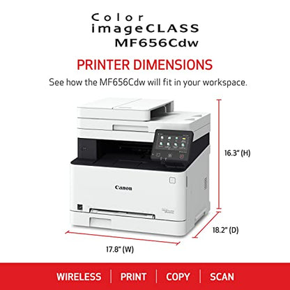 Canon MF656Cdw Color Laser Printer 1200 x 1200 dpi 22 ppm All-in-One