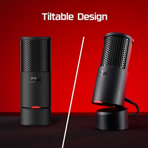 HyperX 53 x 1.52 x 1.7 inches AR0A0AA USB Type-C Microphone with Volume Control