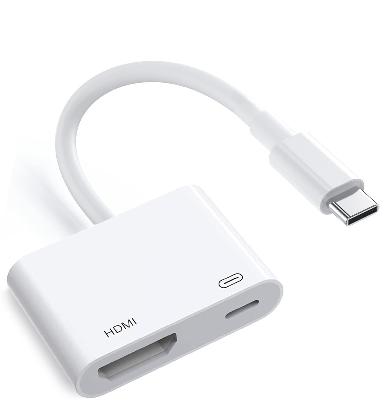 Smilebridge USB-C to HDMI Adapter USTU-044 4K@60Hz White Audio/Video Connector