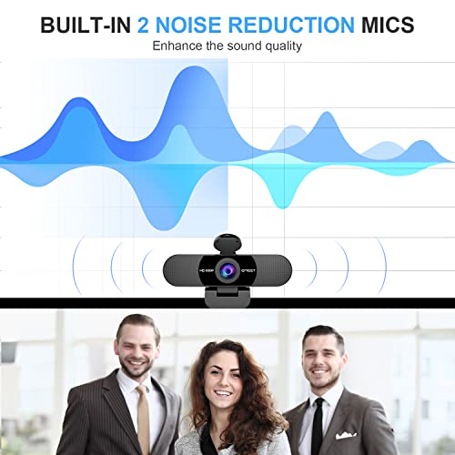 EMEET C960 Compact Webcam with Dual Microphones 1080p Full HD USB