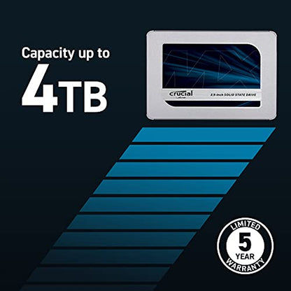 Crucial 500GB CT500MX500SSD1 560MB/s 2.5-Inch Solid State Drive