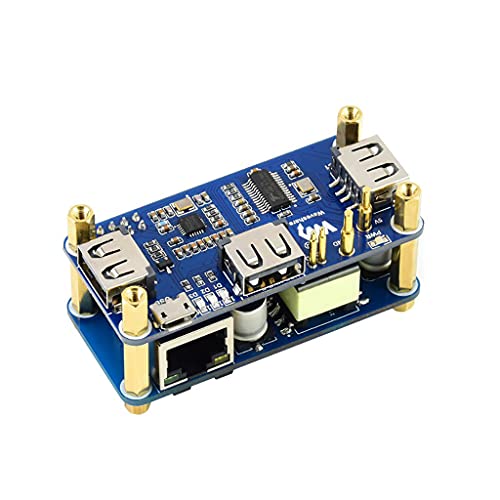Coolwell PoE Ethernet/USB HUB HAT with 5 Ports Model 404f1464-cf7f-4ed0-b261-191864b21d8b