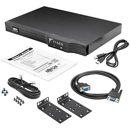 Tripp Lite 500VA SMART500RT1U Line-Interactive UPS, 300W, 120V AC, Rack/Tower, 7 Outlets