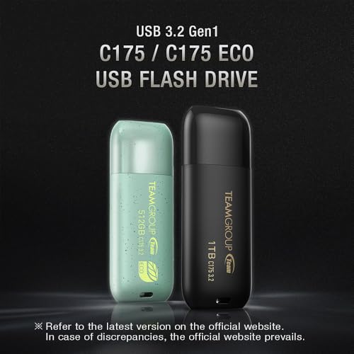 TEAMGROUP 128GB C175 USB Flash Drive USB 3.2 Gen 1 TC1753128GB01