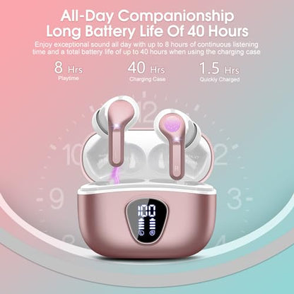 BESNOOW I53 In-Ear Bluetooth Earbuds Wireless 5.4 IP7 Water Resistant