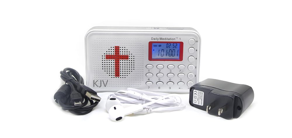 Daily Meditation 1 8GB LCD MP3 Player with Built-In Speaker and USB Connectivity