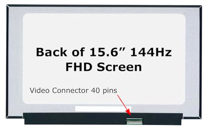SCREENARAMA 17 x 11 x 1 inches 40pin 144Hz 1920x1080 IPS LCD Display