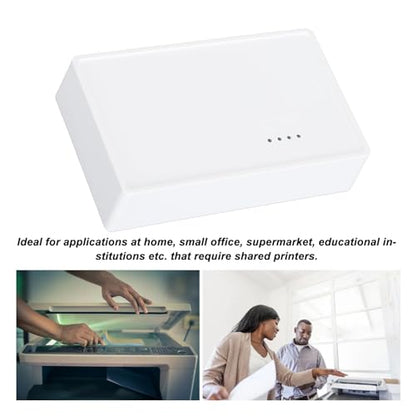 Yoidesu Wireless Print Server USB2.0 480Mbps LAN 100Mbps Multi-Printer