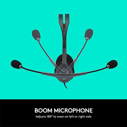 Logitech H111 Wired Headset 3.5mm Stereo Headphones