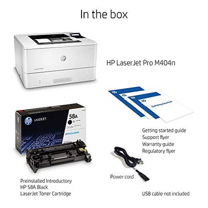 HP LaserJet Pro M404n (W1A52A) Monochrome Laser Printer 600 x 600 dpi 40 ppm