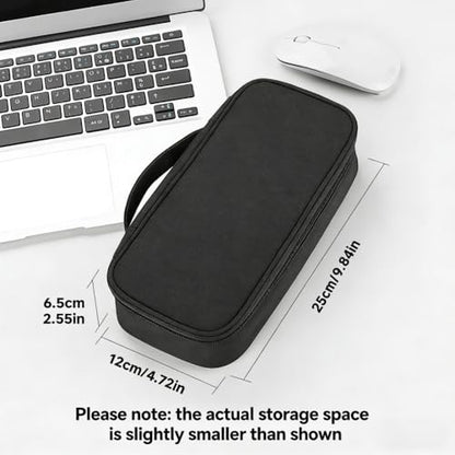 Teskyer 9.84x4.72x2.56 SM13L Solid Multifunctional Storage Zippered Electronics Organizer