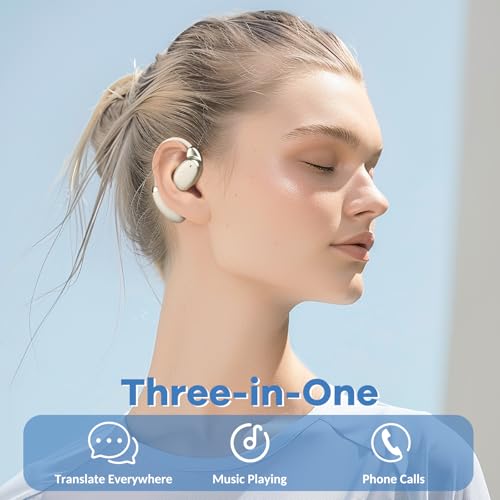 TOPHAIR 3.86x3.78x1.65 inches TOPHAIR-EJ008 Earbuds 138 Language Translator Bluetooth 5.4 Level