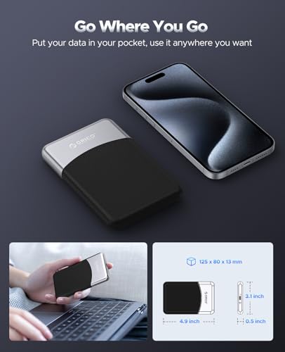ORICO 1TB M25PRO Portable External Solid State Drive with USB 3.2 Gen 1
