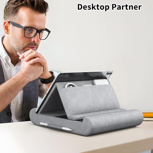 CreaDream Tablet Pillow Stand 106-01 Adjustable Foldable Ergonomic Tablet Holder for 4-13" Devices