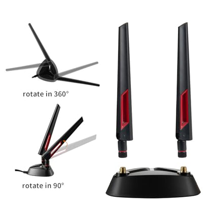 eifagur 9dBi Tri-Band Antenna Model B0D1G6Z8YB 2.4GHz 5GHz 6GHz